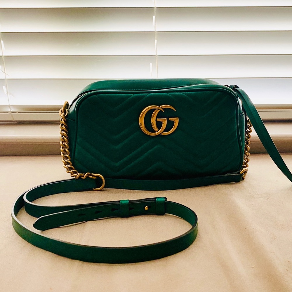 GG Marmont small matelasse’ shoulder bag